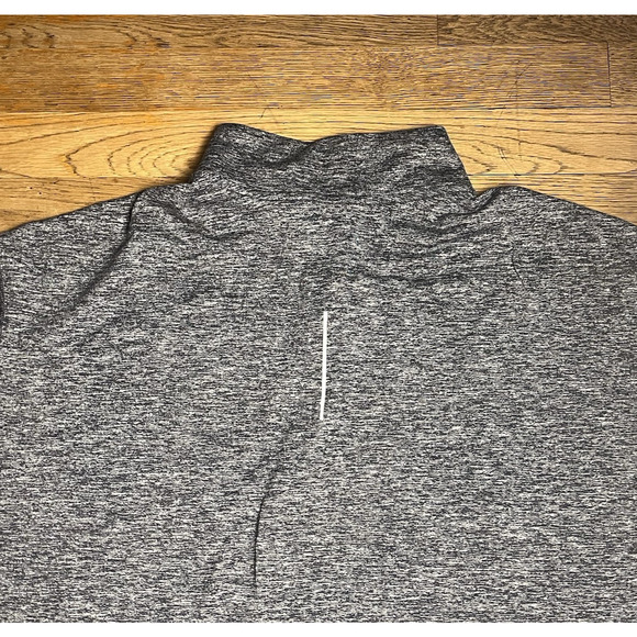 Nike Running Dri-Fit Womens Plus Size 3X Zip Thumbhole Athletic Top Gray 1/4 Zip - Picture 12 of 16